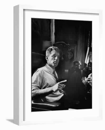 Attorney General Robert F. Kennedy-Ed Clark-Framed Photographic Print