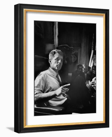 Attorney General Robert F. Kennedy-Ed Clark-Framed Photographic Print