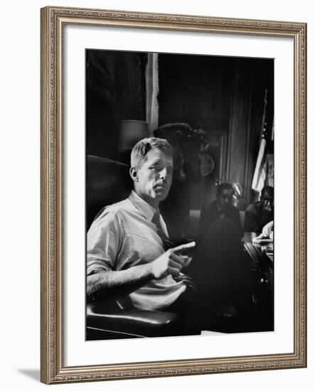 Attorney General Robert F. Kennedy-Ed Clark-Framed Photographic Print