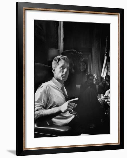 Attorney General Robert F. Kennedy-Ed Clark-Framed Photographic Print