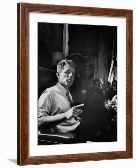 Attorney General Robert F. Kennedy-Ed Clark-Framed Photographic Print