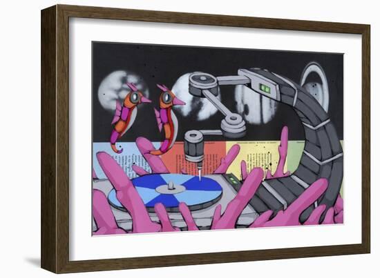 Attracted To The Sound-Ric Stultz-Framed Giclee Print