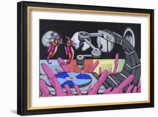 Attracted To The Sound-Ric Stultz-Framed Giclee Print