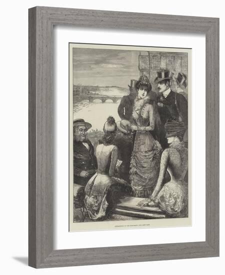 Attractions of the Boat-Race-Henry Stephen Ludlow-Framed Giclee Print