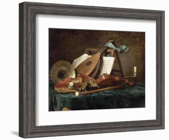 Attributs de la musique-Anne Vallayer-coster-Framed Giclee Print