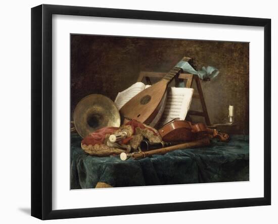 Attributs de la musique-Anne Vallayer-coster-Framed Giclee Print