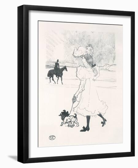 Au bois-Henri de Toulouse-Lautrec-Framed Giclee Print