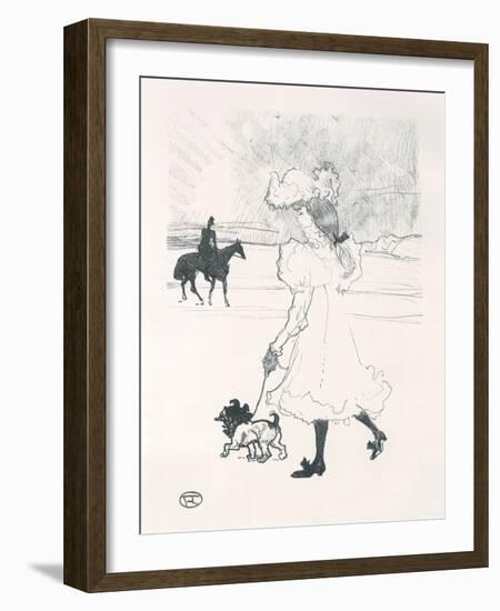 Au bois-Henri de Toulouse-Lautrec-Framed Giclee Print