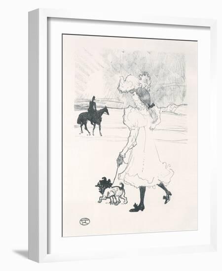 Au bois-Henri de Toulouse-Lautrec-Framed Giclee Print