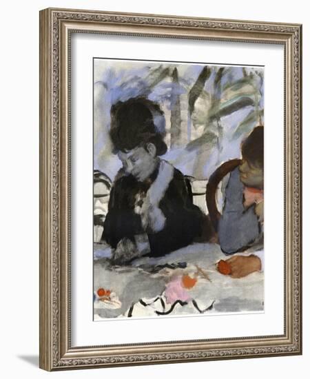 Au Cafe, C1877-1880-Edgar Degas-Framed Giclee Print