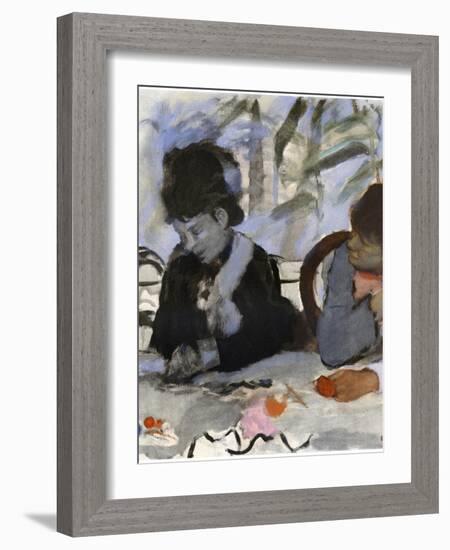 Au Cafe, C1877-1880-Edgar Degas-Framed Giclee Print