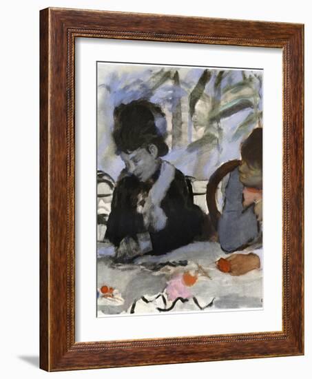 Au Cafe, C1877-1880-Edgar Degas-Framed Giclee Print