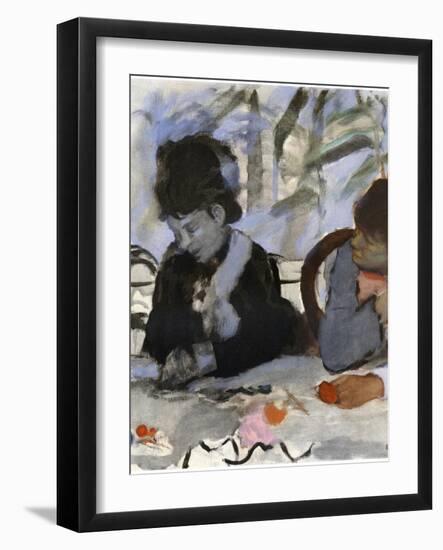 Au Cafe, C1877-1880-Edgar Degas-Framed Giclee Print