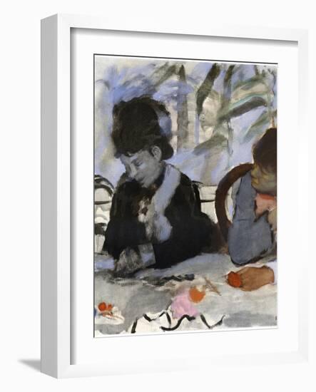 Au Cafe, C1877-1880-Edgar Degas-Framed Giclee Print