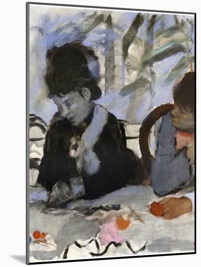 Au Cafe, C1877-1880-Edgar Degas-Mounted Giclee Print