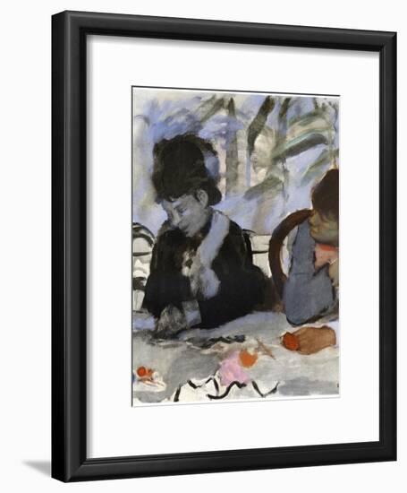 Au Cafe, C1877-1880-Edgar Degas-Framed Giclee Print