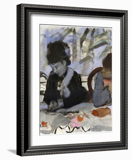 Au Cafe, C1877-1880-Edgar Degas-Framed Giclee Print