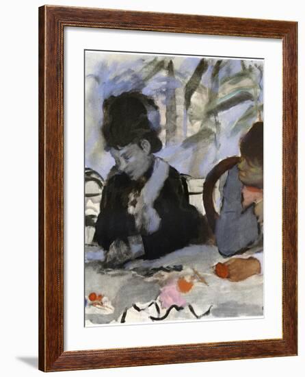 Au Cafe, C1877-1880-Edgar Degas-Framed Giclee Print