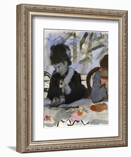 Au Cafe, C1877-1880-Edgar Degas-Framed Giclee Print