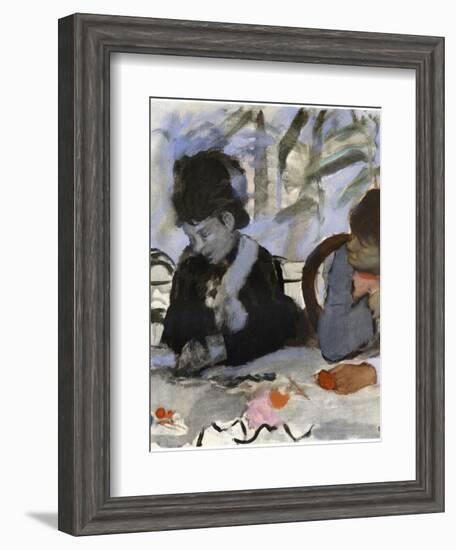 Au Cafe, C1877-1880-Edgar Degas-Framed Giclee Print