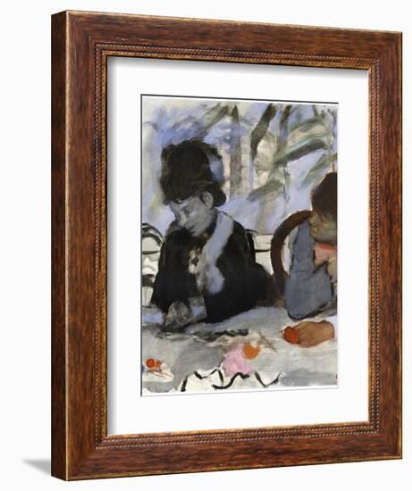 Au Cafe, C1877-1880-Edgar Degas-Framed Giclee Print