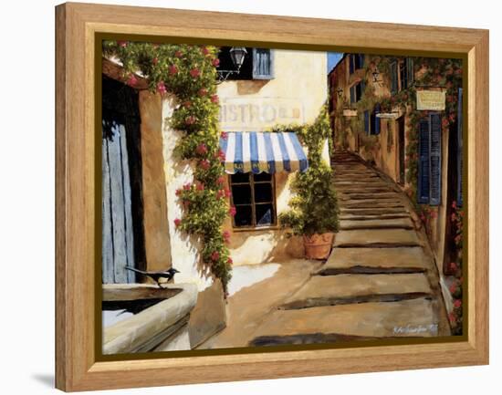 Au Coeur du Village-Gilles Archambault-Framed Stretched Canvas