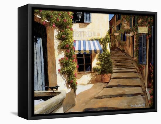 Au Coeur du Village-Gilles Archambault-Framed Stretched Canvas