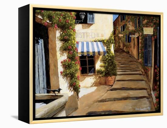 Au Coeur du Village-Gilles Archambault-Framed Stretched Canvas