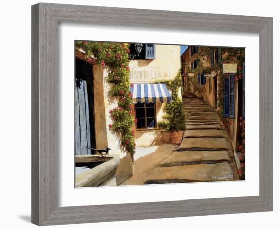 Au Coeur du Village-Gilles Archambault-Framed Art Print