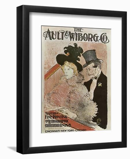 Au Concert, 1896-Henri de Toulouse-Lautrec-Framed Giclee Print