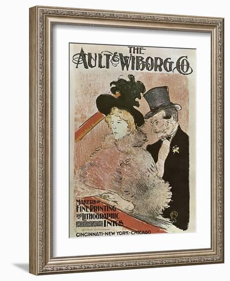 Au Concert, 1896-Henri de Toulouse-Lautrec-Framed Giclee Print