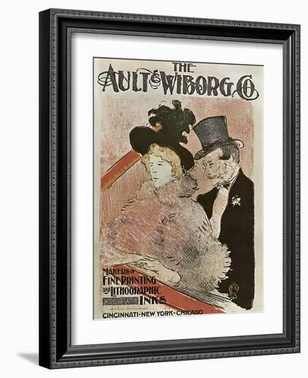 Au Concert, 1896-Henri de Toulouse-Lautrec-Framed Giclee Print