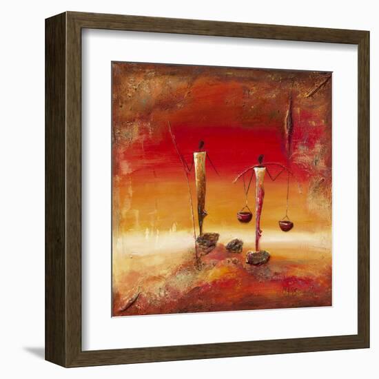 Au Coucher-Marso-Framed Art Print