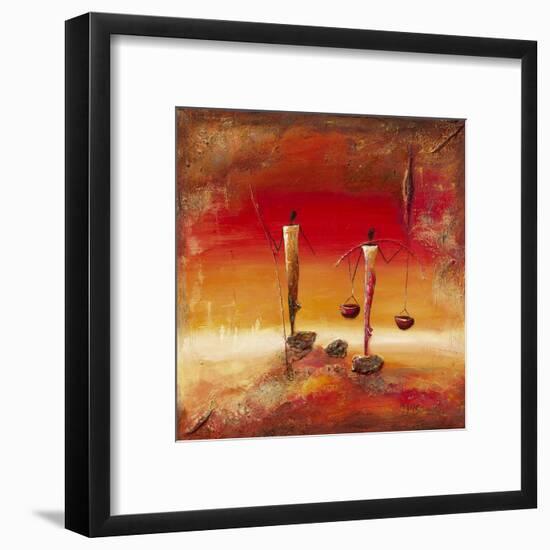 Au Coucher-Marso-Framed Art Print