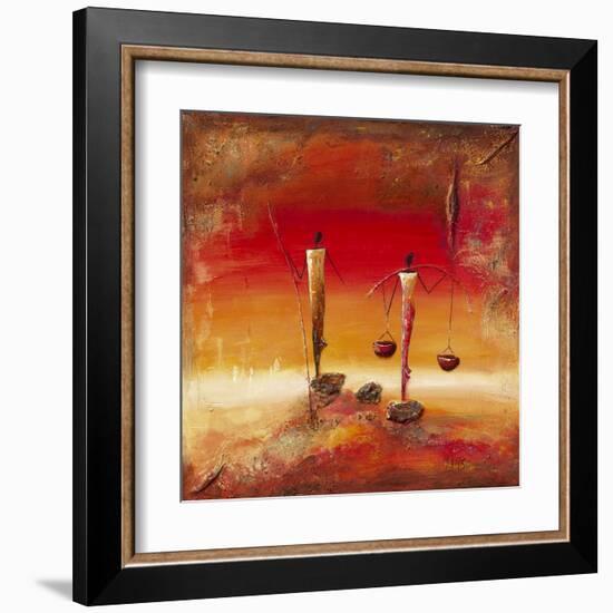 Au Coucher-Marso-Framed Art Print