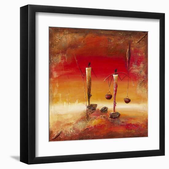 Au Coucher-Marso-Framed Art Print