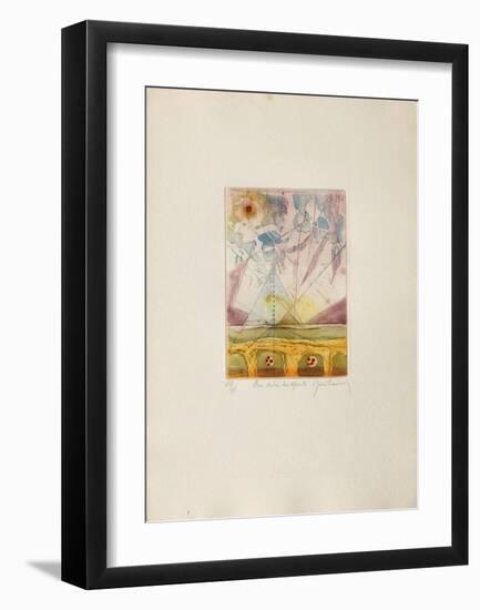 Au delà des Monts-René Carcan-Framed Limited Edition