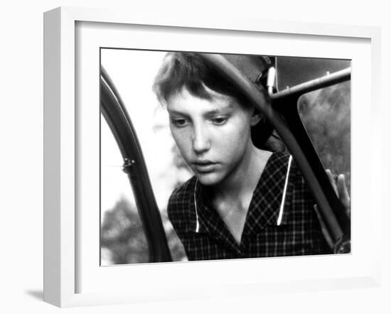 Au Hasard Balthazar, Anne Wiazemsky, 1966-null-Framed Photo