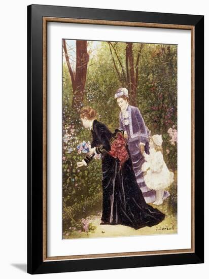 Au jardin-Jean Béraud-Framed Giclee Print