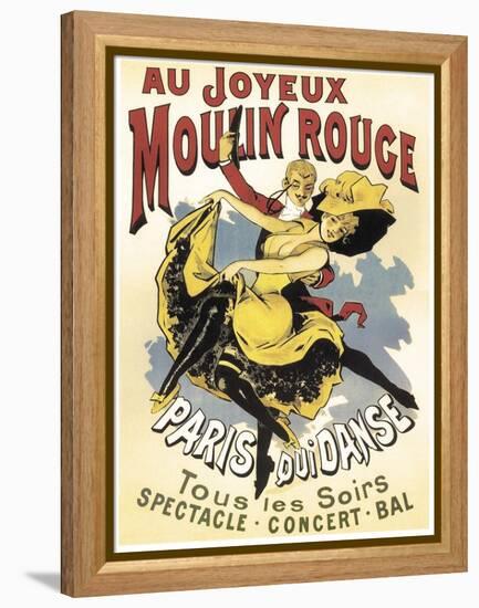 Au Joyeaux Moulinrouge-null-Framed Premier Image Canvas