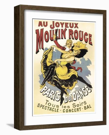 Au Joyeaux Moulinrouge-null-Framed Giclee Print