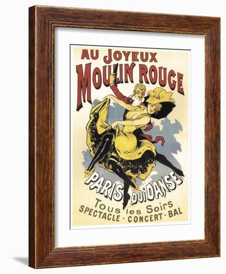 Au Joyeaux Moulinrouge-null-Framed Giclee Print