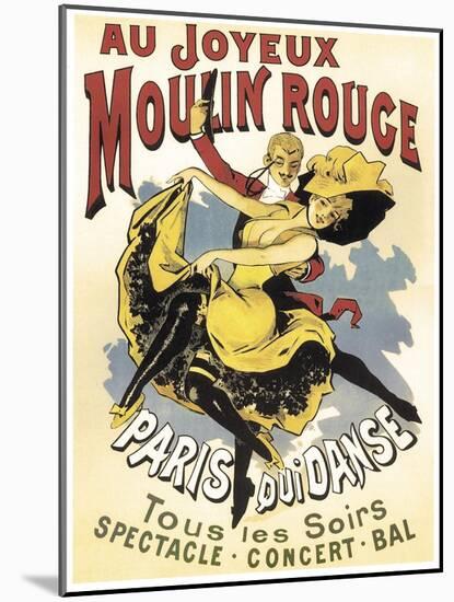 Au Joyeaux Moulinrouge-null-Mounted Giclee Print
