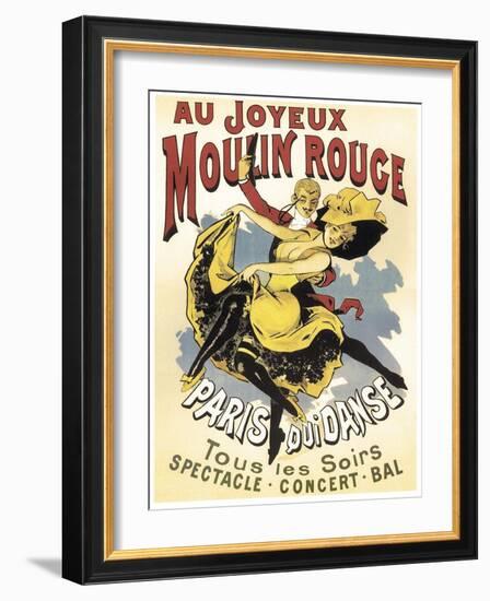 Au Joyeaux Moulinrouge-null-Framed Giclee Print