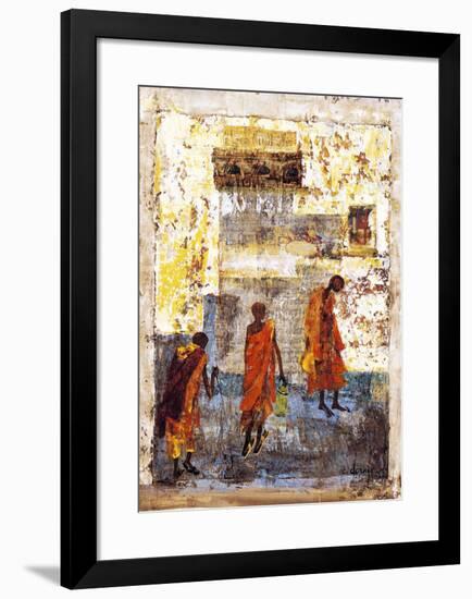 Au Laos-Charlotte Derain-Framed Art Print