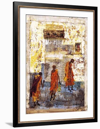 Au Laos-Charlotte Derain-Framed Art Print