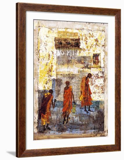 Au Laos-Charlotte Derain-Framed Art Print