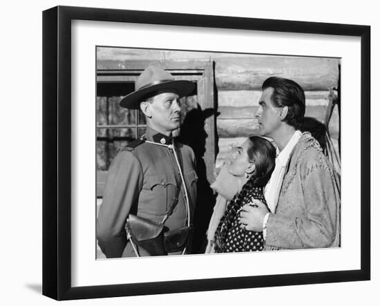 Au pays by la peur THE WILD NORTH, (aka THE BIG NORTH) by AdrewMarton with Wendell Corey, Cyd Chari-null-Framed Photo