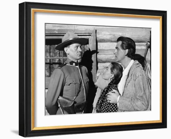 Au pays by la peur THE WILD NORTH, (aka THE BIG NORTH) by AdrewMarton with Wendell Corey, Cyd Chari-null-Framed Photo