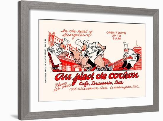 Au Pied De Cochon-Roussan-Framed Art Print